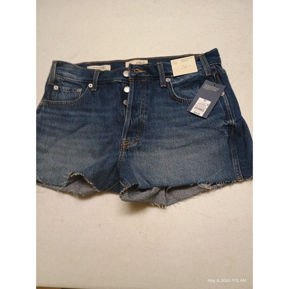 womens high rise cut-off jean shorts - universal thread 10